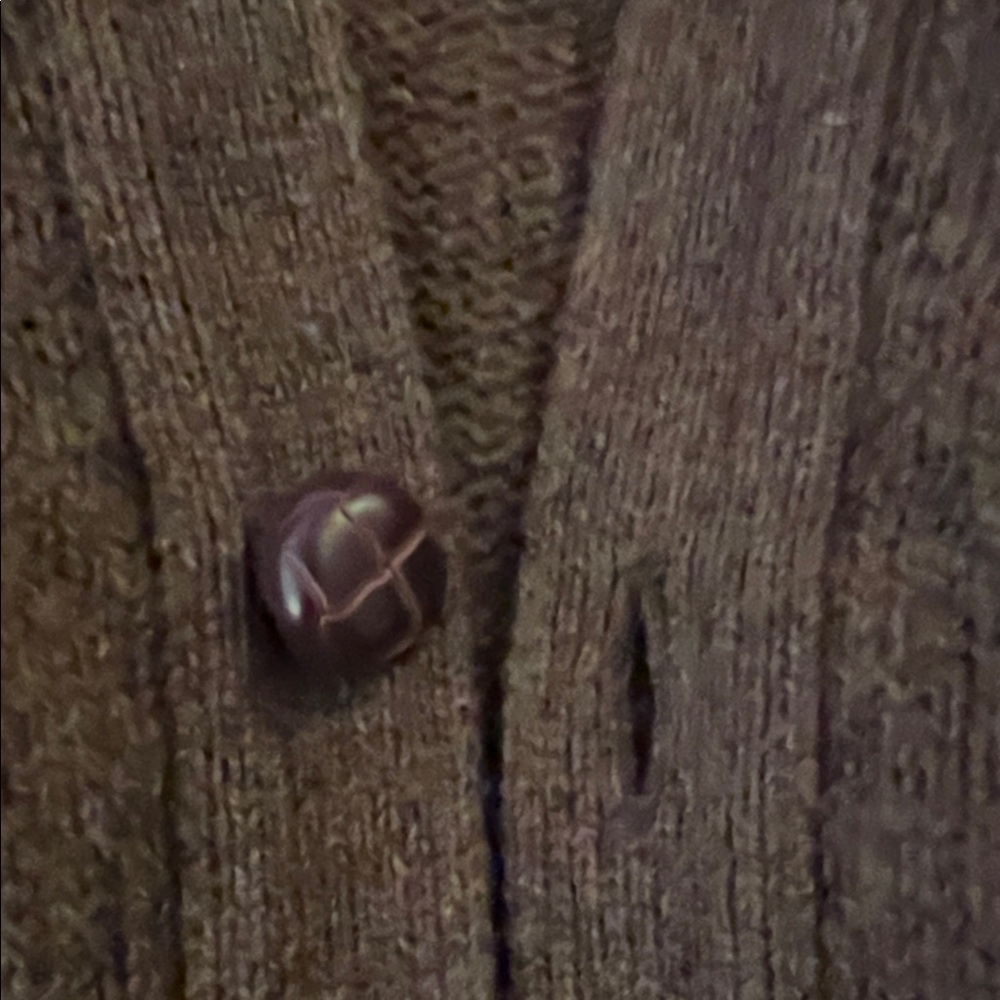 Pendleton Men's Cardigan in Rich Brown - Picture 3 of 5
